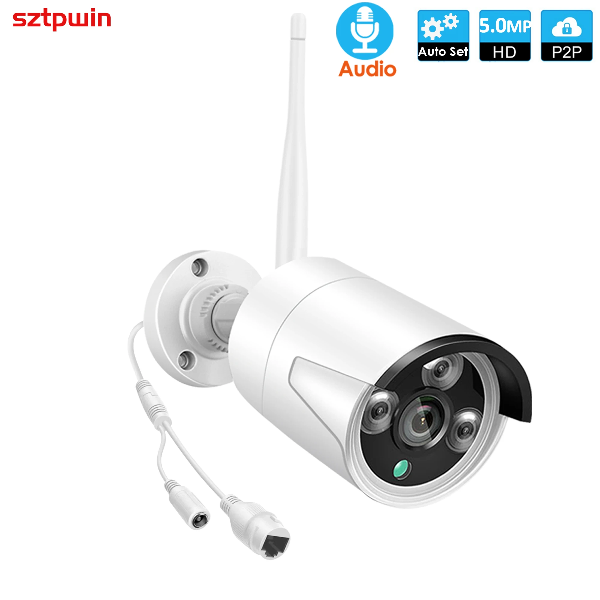 5MP 3MP Wireless IP Waterproof Security 1080P WiFi Camera for Eseecloud IPPRO CCTV System Kits