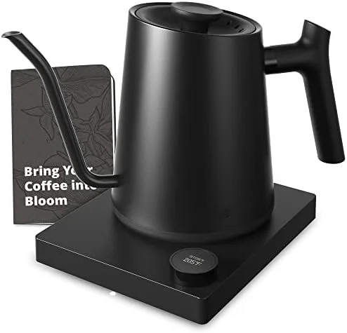 

Kettle - 1200 Watt Precision Coffee Kettle | A Gooseneck Kettle Perfect for Pour Overs with a Counterbalanced Handle | Designed