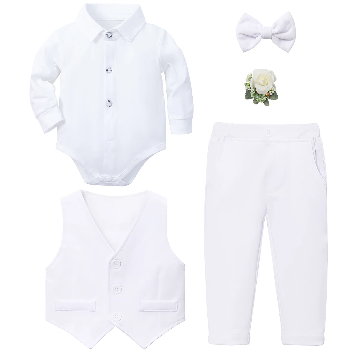 Baby Boy Christening Suit Set 2