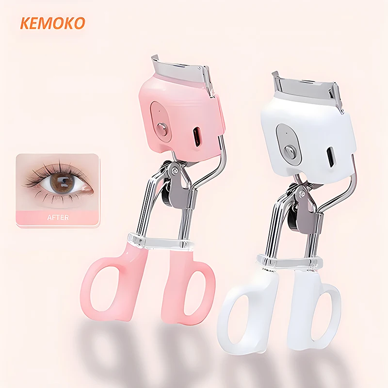 Electric Eyelash Curler Portable Electric Heated Comb Eye Lash Perm Long Lasting Eyelashes Thermal Eyelash Curler Makeup Tools eyelash curler