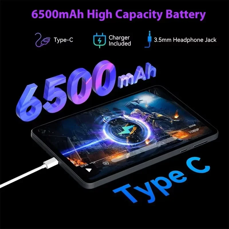 Headwolf FPad6 Android 14 Tablet G99 8-inch 2.5K IPS 16GB+128GB 6500mAh BT5.2 Widevine L1 GMS OTG Android Tablet 4