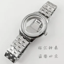 Elegant Ladies' Stainless Steel Cocktail Watch with Crown Arch Glass (40MM Case With Strap)