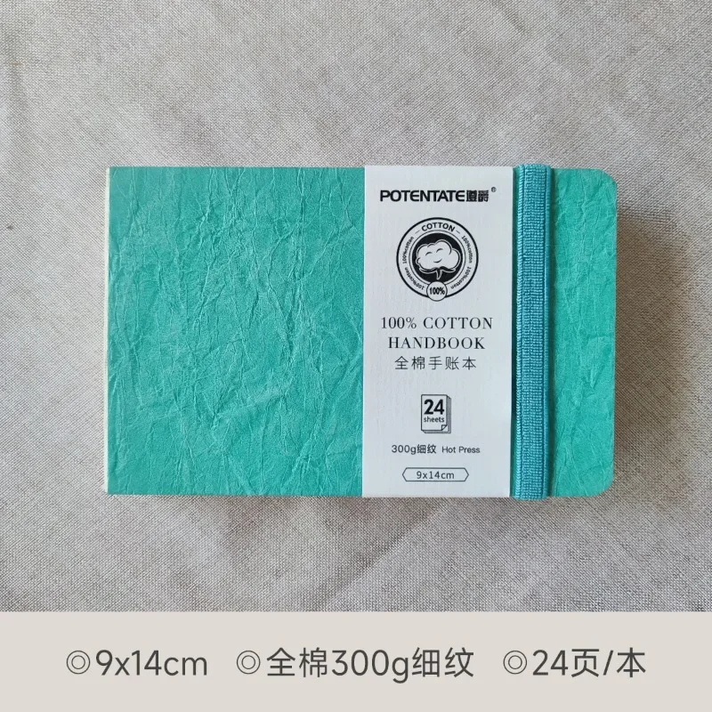 POTENTATE Watercolor 100% Cotton Paper Pad 24 Sheets10x10cm/9x14cm/13x19cm Artists Beginners Watercolor Sketchbook Drawing Paper 6