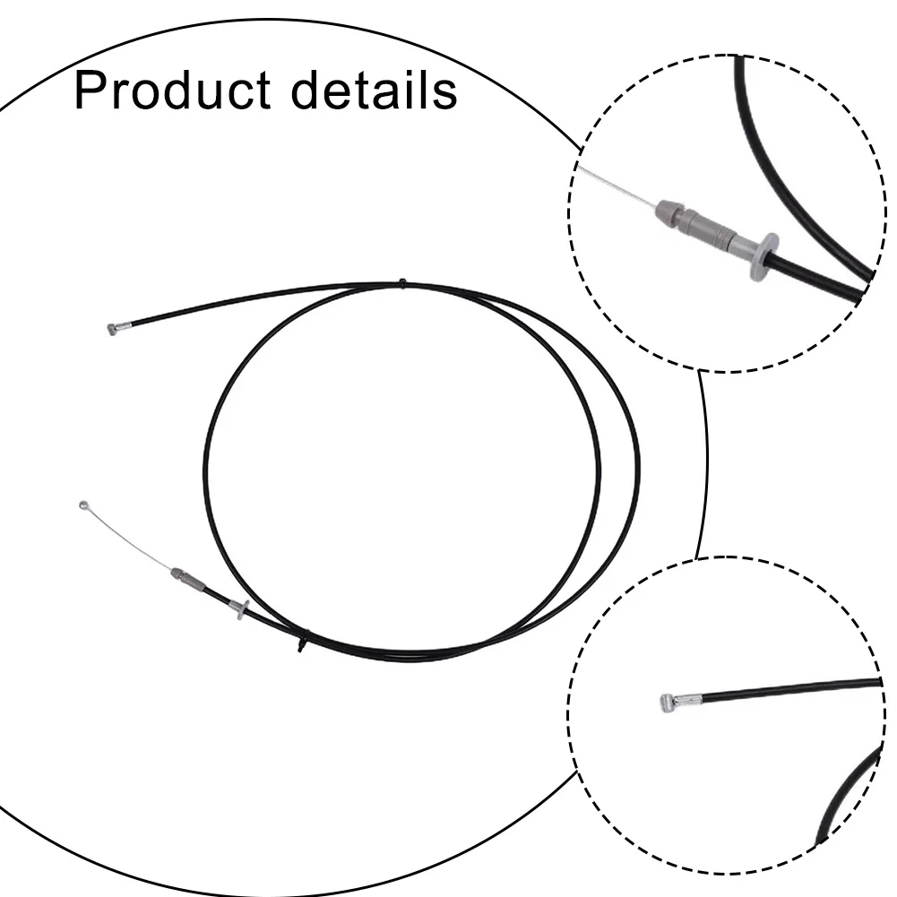 후드 래치 수리 블랙 후드 릴리스 케이블 토요타 RAV4용 케이블 잠금 보닛 릴리스 케이블 내마모성 설치가 빠름