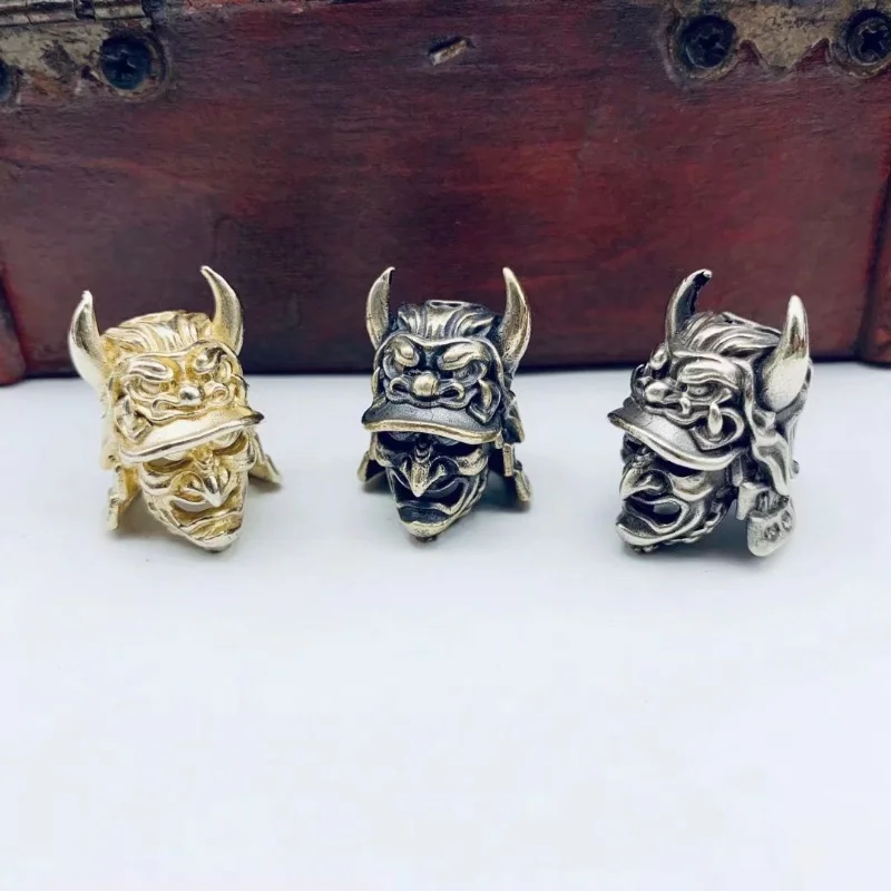 

Японский орлиный нос Самурай, искусственные бусины, плетеный Паракорд, подвески на шнурке для улицы, трос, латунные аксессуары «сделай сам»