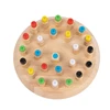Kids Wooden Memory Match Stick Chess Game Fun Block Board Game Educational Color Cognitive Ability Toy For Children 5