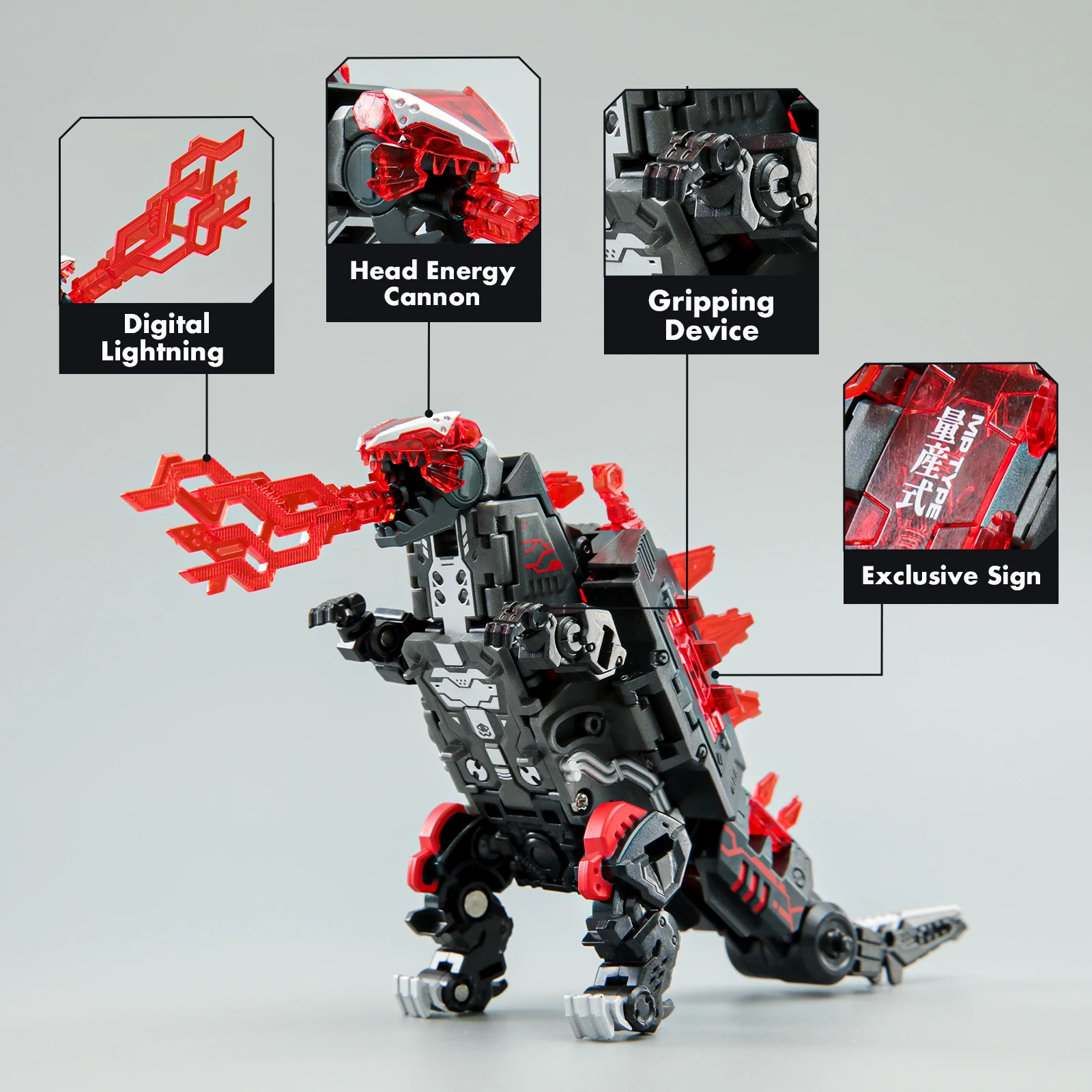 52TOYS BEASTBOX BB-29 BLOODSTONE 공룡 변형 장난감 액션 피규어, 소장 변환 장난감 메카 로봇