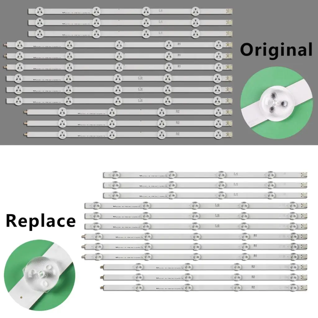 7/14/35 kits LED Backlight strip 47ln5700 47ln5310 47ln5390 47ln5710 47LA6205 47la6204 47WL10MS 47LN610S 47LN5405 47LN5406 47LN