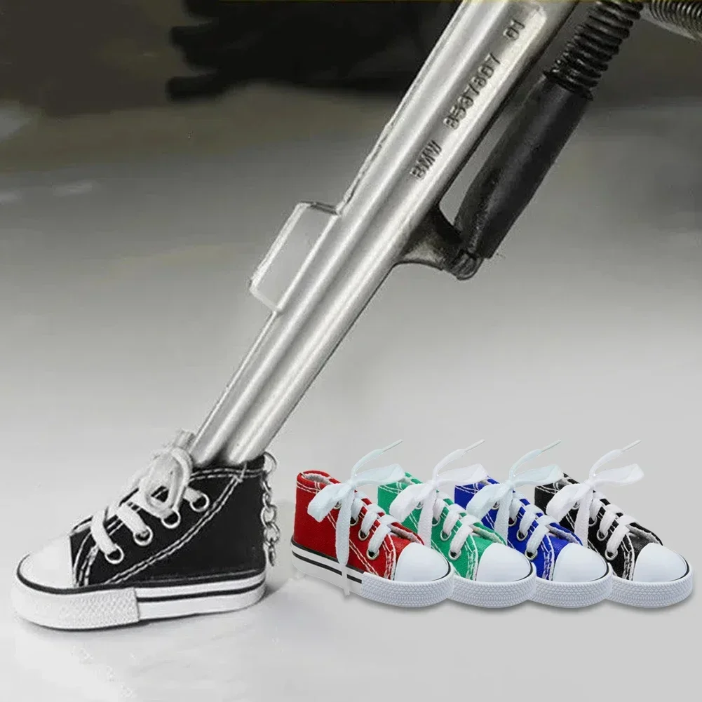 Motorcycle Kickstand Motorcycle Kickstand Cover Funny Motorcycle Bicycle Shoe Shape Foot Support Side Tripod Cover 1pc