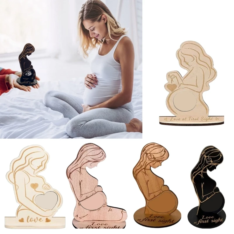 Expectant Mother Gift Wooden Picture Frame For Baby Ultrasound Photos Love  in the Belly Unique Pregnant Mum Gift - AliExpress