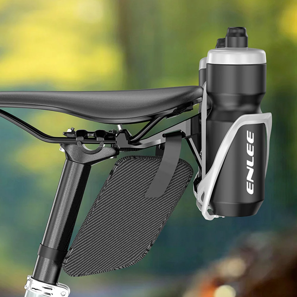 Black PC Lightweight Bicycle Water Bottle Holder Adapter
