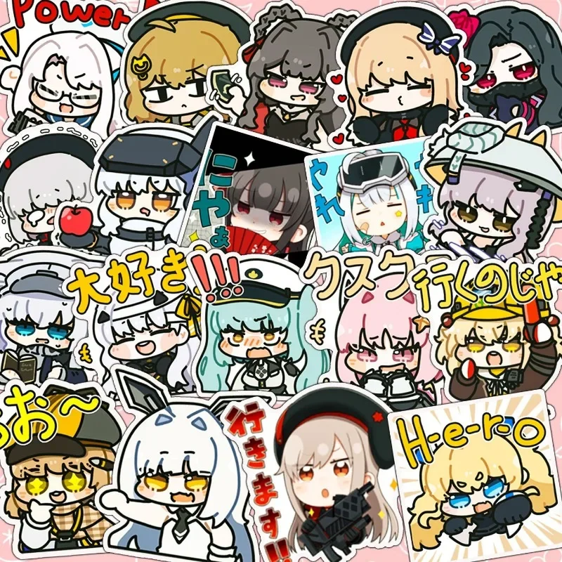 NIKKE Sticker Anime Sticker Cute Student Stationery Children School Supplies Decorative Waterproof DIY Decoration 40pcs