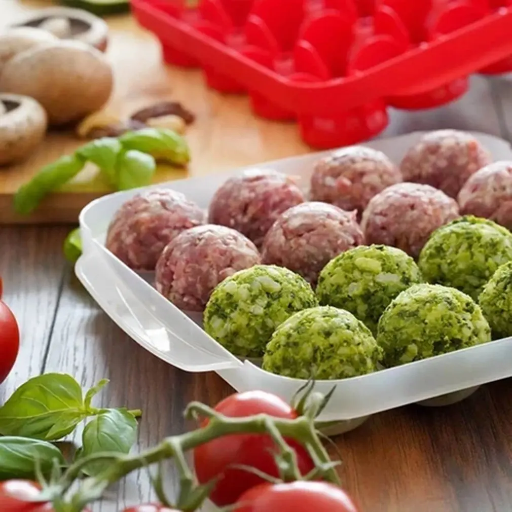 Gourmet Meatball & Rice Ball Mold - Innovative Kitchen Tool for Perfectly Shaped Bites