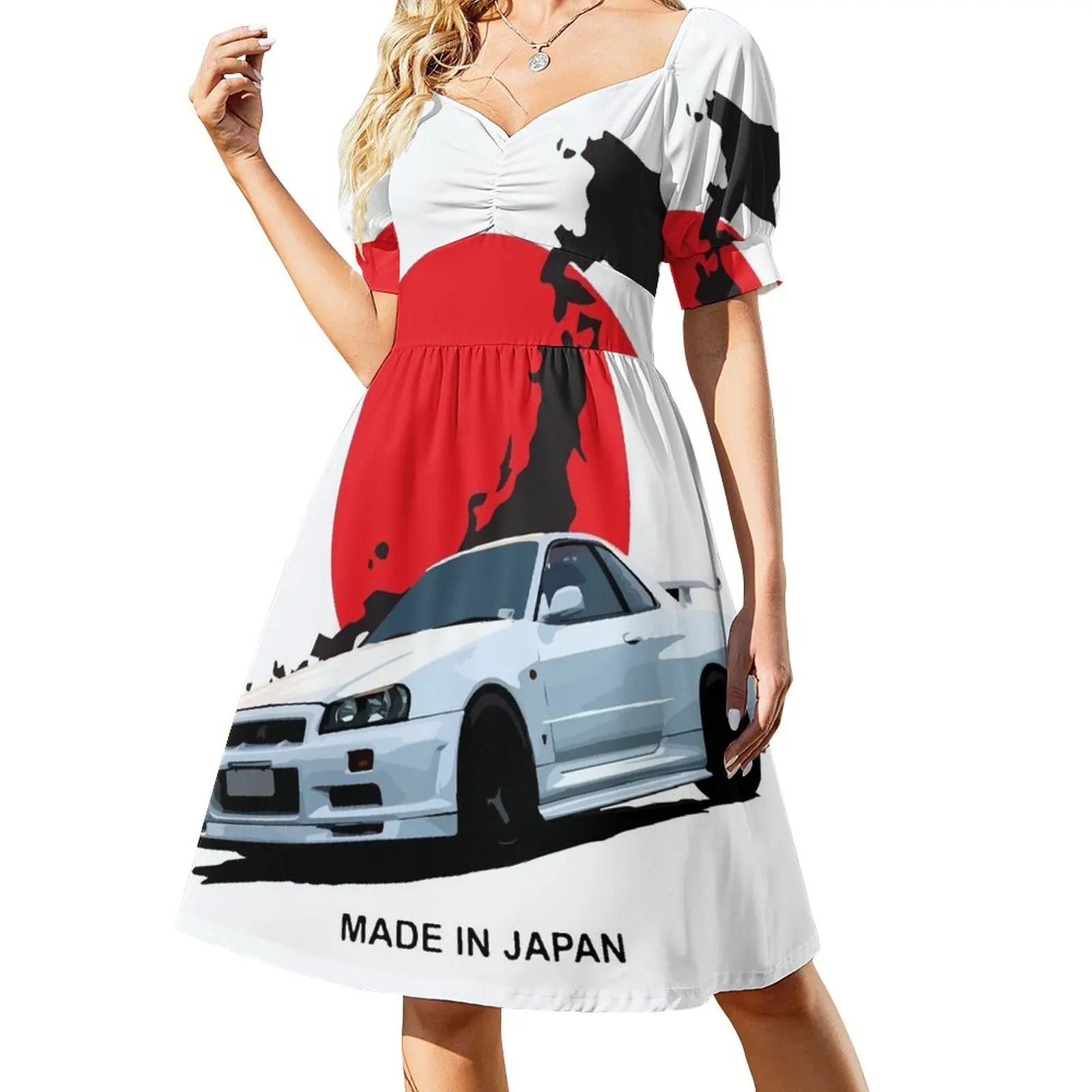 

Skyline R34 GTR Japan Dress luxury dress Women's summer long dress wedding dresses for woman