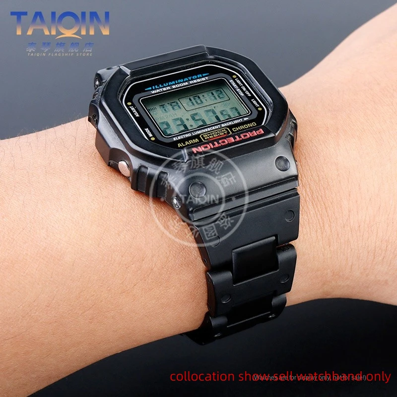 G-SHOCK ソーラーデジタル腕時計ブラック　DW-M5610メタルバンド仕様 楽天市場】G-SHOCK ジーショック CASIO カシオ 電波ソーラー 黒