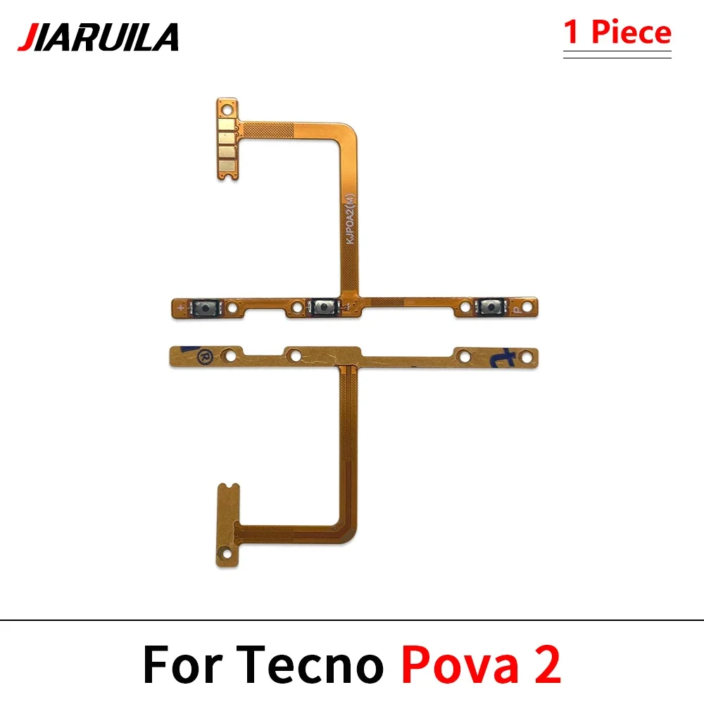 NEW Power On Off Volume Side Button Key Flex Cable Replacement For