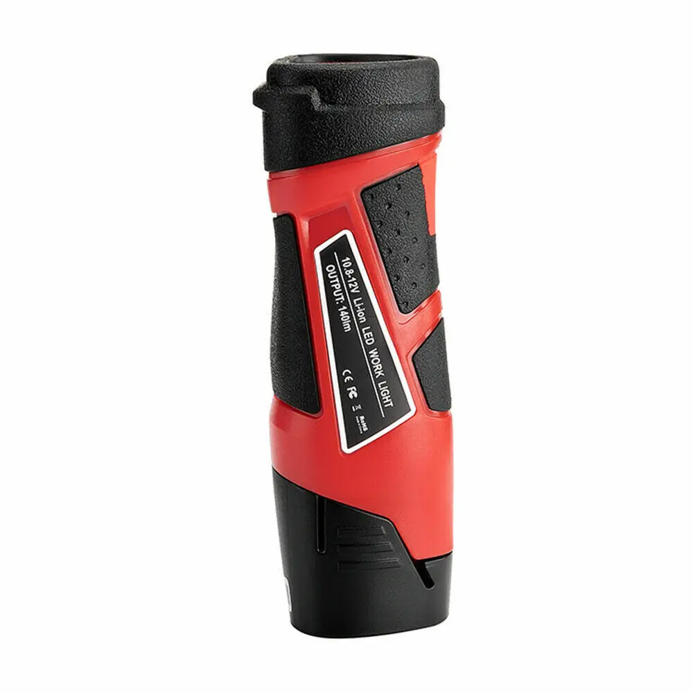 LED Work Light Flashlight For Milwaukee M12 12V Li-Ion Battery Torches Lamp Floo