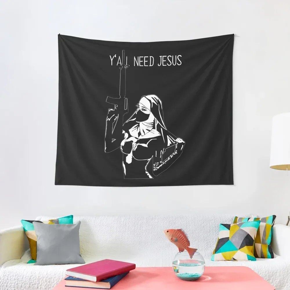 

y'all need jesus Tapestry Bedrooms Decor Aesthetic Decoration Room Aesthetic Japanese Room Decor Tapestry