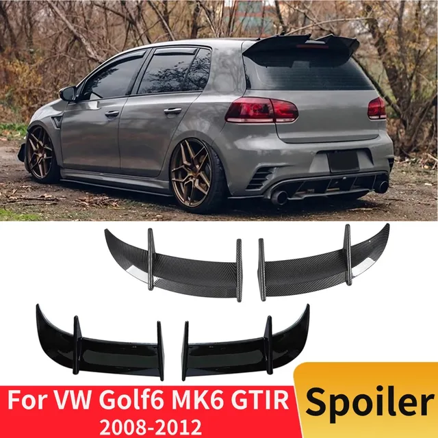 For Volkswagen VW Golf 6 MK6 GTI R line 2008-2012 Racing Rear Roof Wing Spoiler Trunk Lip Tail Trim Styling Tuning Accessories 1