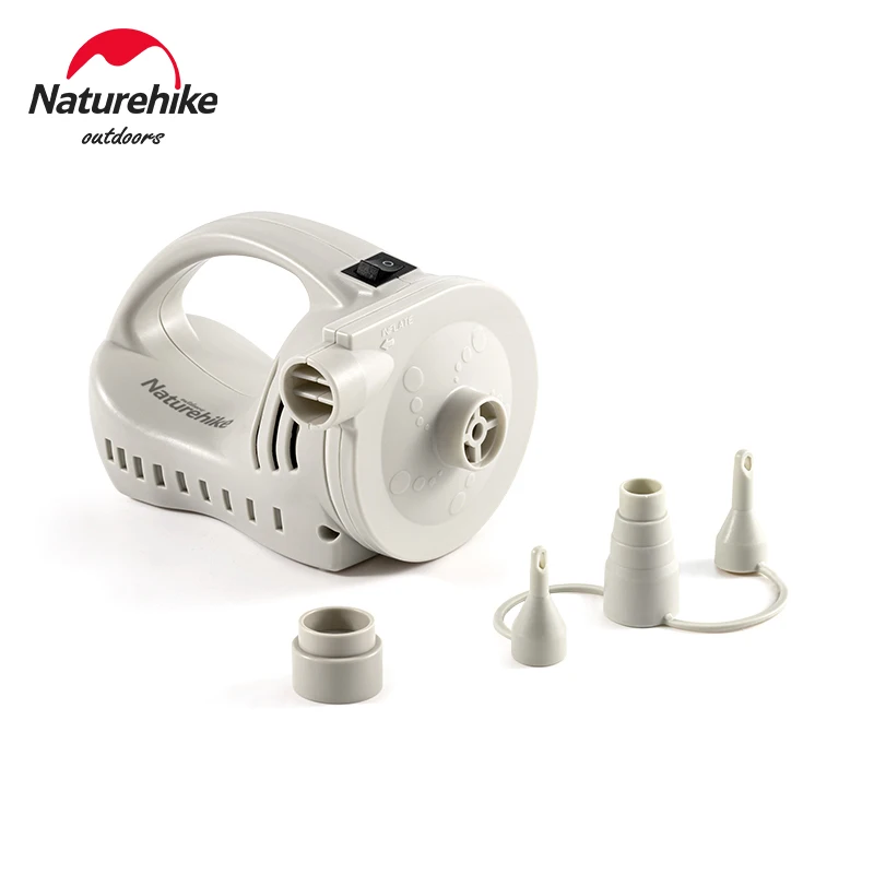 

Naturehike 2023 Electric Air Pump 4KPA 2000mAh Outdoor Portable Camping Tent Inflatable Mattress Sofa Air Pillow Pump 3 Nozzles