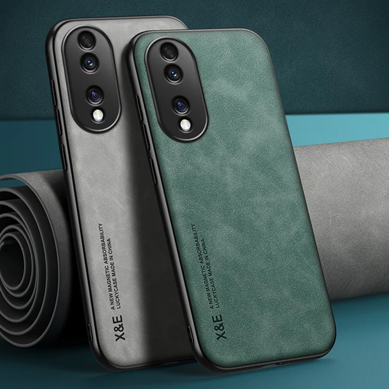 Luksusa ādas futrālis For Honor 50 60 70 Pro Plus Cover Business Silikona aizsardzības tālruņa futrālis For Honor 20 30 Pro Plus 2_voghion.com
