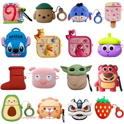 3D Case for Apple AirPods 1 2 3 Pro Case for AirPods Pro2 Cute Cartoon Cover Earphone Protective Case Earphones Accessories