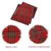 Christmas Table Runner Scottish Tartan Plaid Home Dinning Table Decoration Tablecloth For Festival Christmas Party Table Cover 4