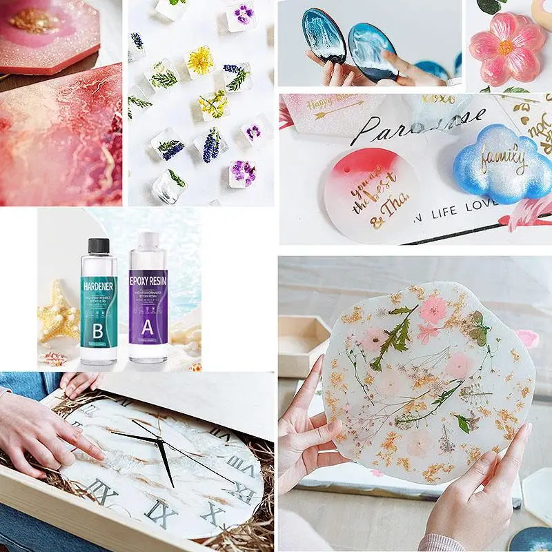 1:1 AB Resin Epoxy Crystal Hardener Adhesive 5