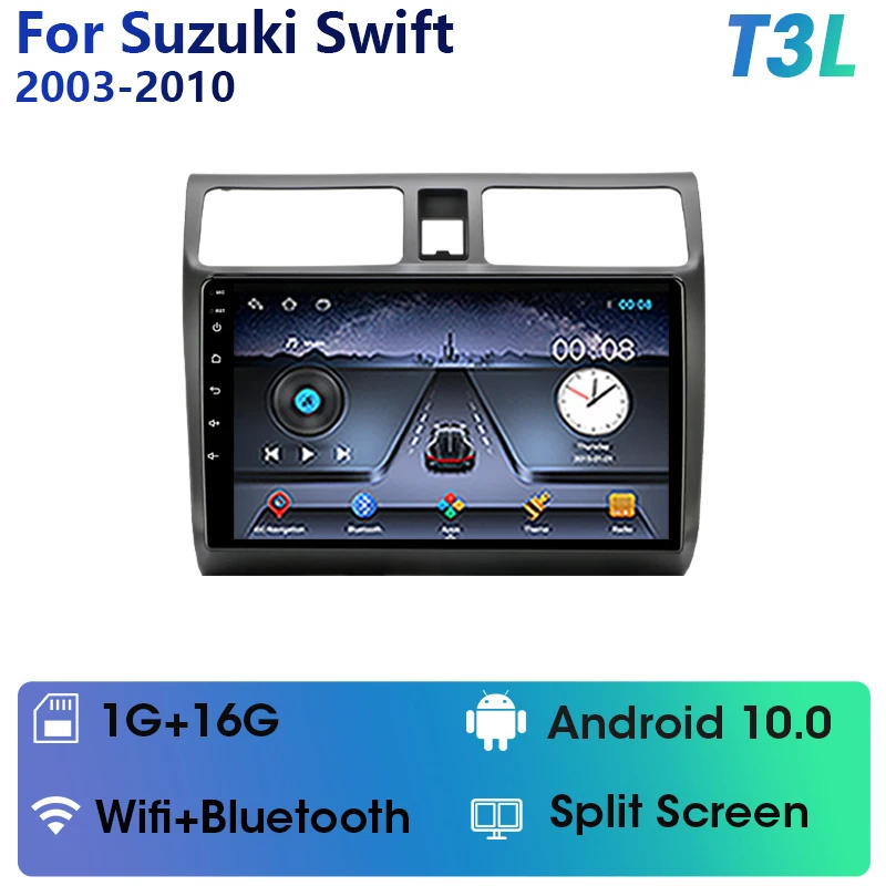 portable movie player for car Android 11 Car Radio with Screen for Suzuki Swift 2003-2010 Stereo Receiver Carplay Video Multimedia Player Bluetooth 2 din DVD portable video player for car Car Multimedia Players