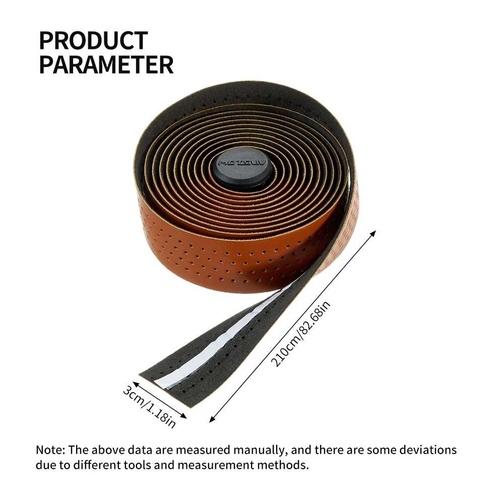 Bike Handlebar Tape PU EVA Speed Grip Strap Cycling Anti-slip Handle Plug Bicycle Accessories