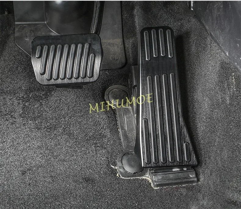 블랙 알루미늄 발받침 데드 브레이크 가스 페달 패드 커버, 마즈다 3 (BP) CX30 CX-30 CX50 CX-50 2019-2024