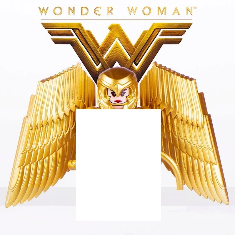 2020 новый золотой боевой доспех чудо-женщина строительные блоки мини Экшн-Фигурки
