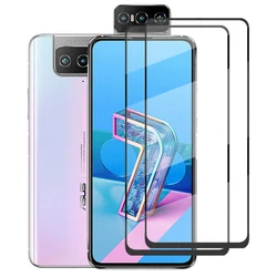 Premium Full Cover Tempered Glass Screen Protector for 2 Front Glass (For Asus 8 Flip)