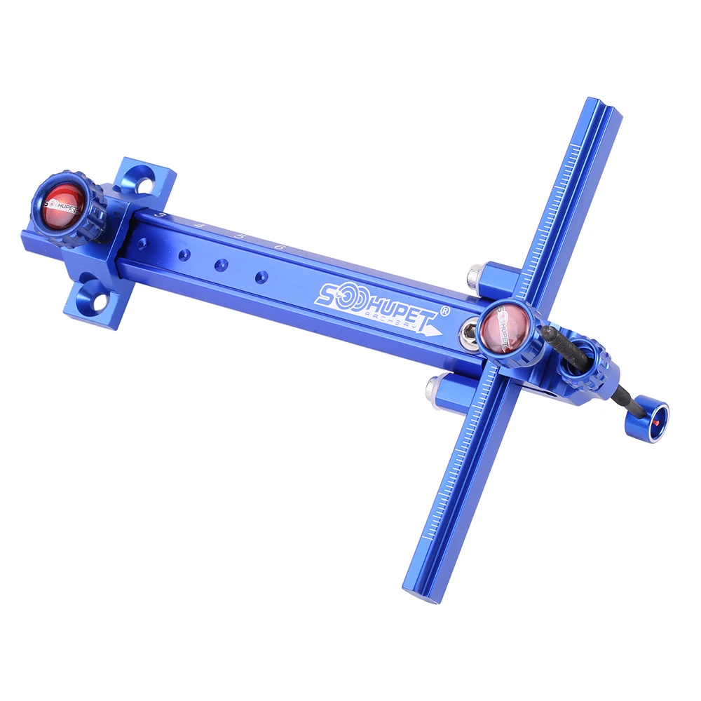 6 Inch, Soohupet,Archery Recurve Bow Sight, Aluminum Alloy Arrow Accessories, 5 Colors for Chioce