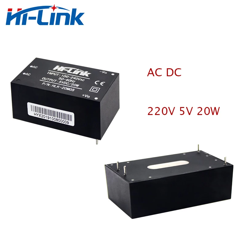 Hi-link AC DC 220V 5V 20W Low Consumption Ultra-small Series Power Supply Module HLK-20M05 High Efficiency