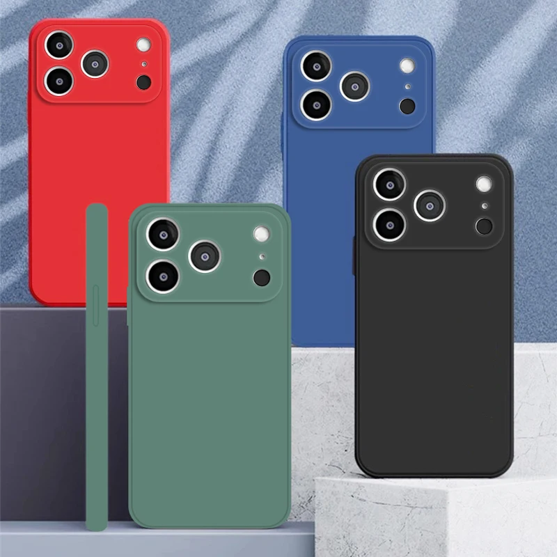 Soft Liquid Silicone Protective Phone Case - Enhanced Protection and Sleek Design