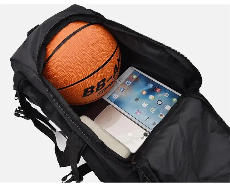 T60 Fitness Gym Women's Wet and Dry Yoga Separation Travel Bag Independent Shoe Position Sports Training Basketball Backpack