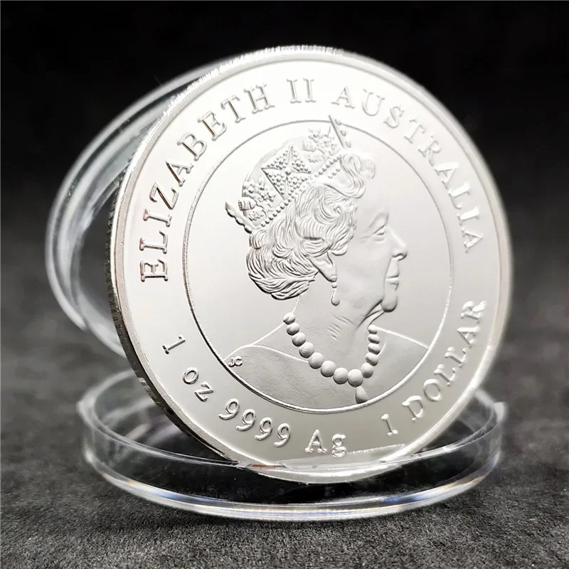 Description Picture 4 of itemGold Silver Coin Tiger Animal Non-currency Coins Year The Plated Coin 1 Oz Painted Commemorative Medal Craft Collection 2022