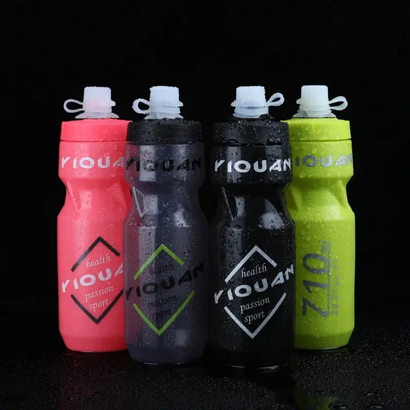 Mountain Bike Sports Bottle with Dust Cover PC Plastic Water Bottle Outdoor Cycling Large Capacity Squeeze Cup sports bottle