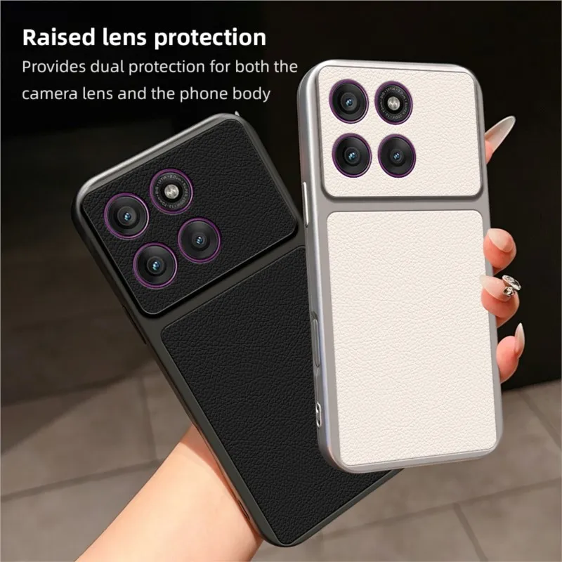 Fashion Shockproof Hybrid PU Leather Protective Case