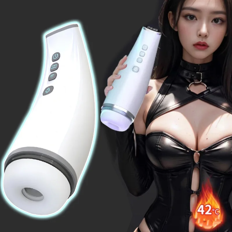 

Automatic Inflatable Male Masturbator Cup Vibration Deep Throat Blowjob Sex Machine Adult Sex Toys For Men Penis Masturbation