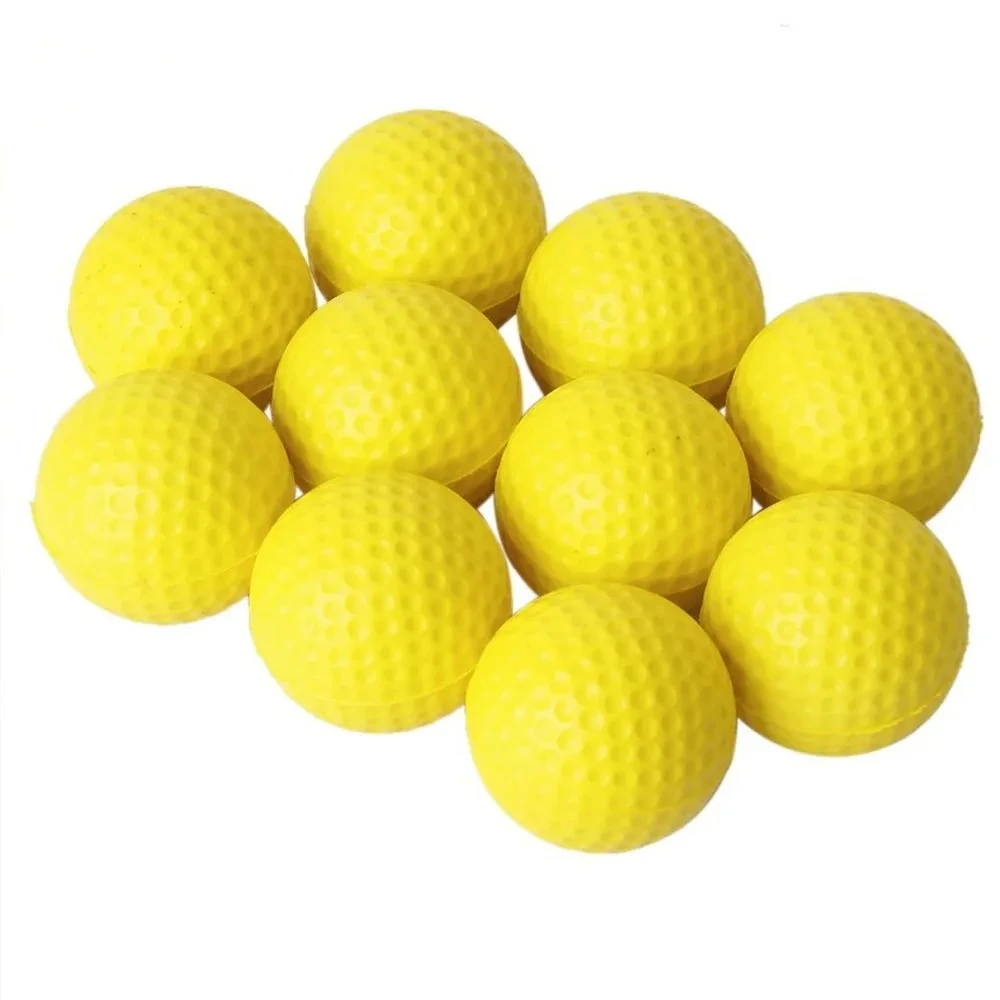 Golf Balls 10 Foam Practice Soft for Indoor or Outdoor Training Improving Skills Durable Accessories