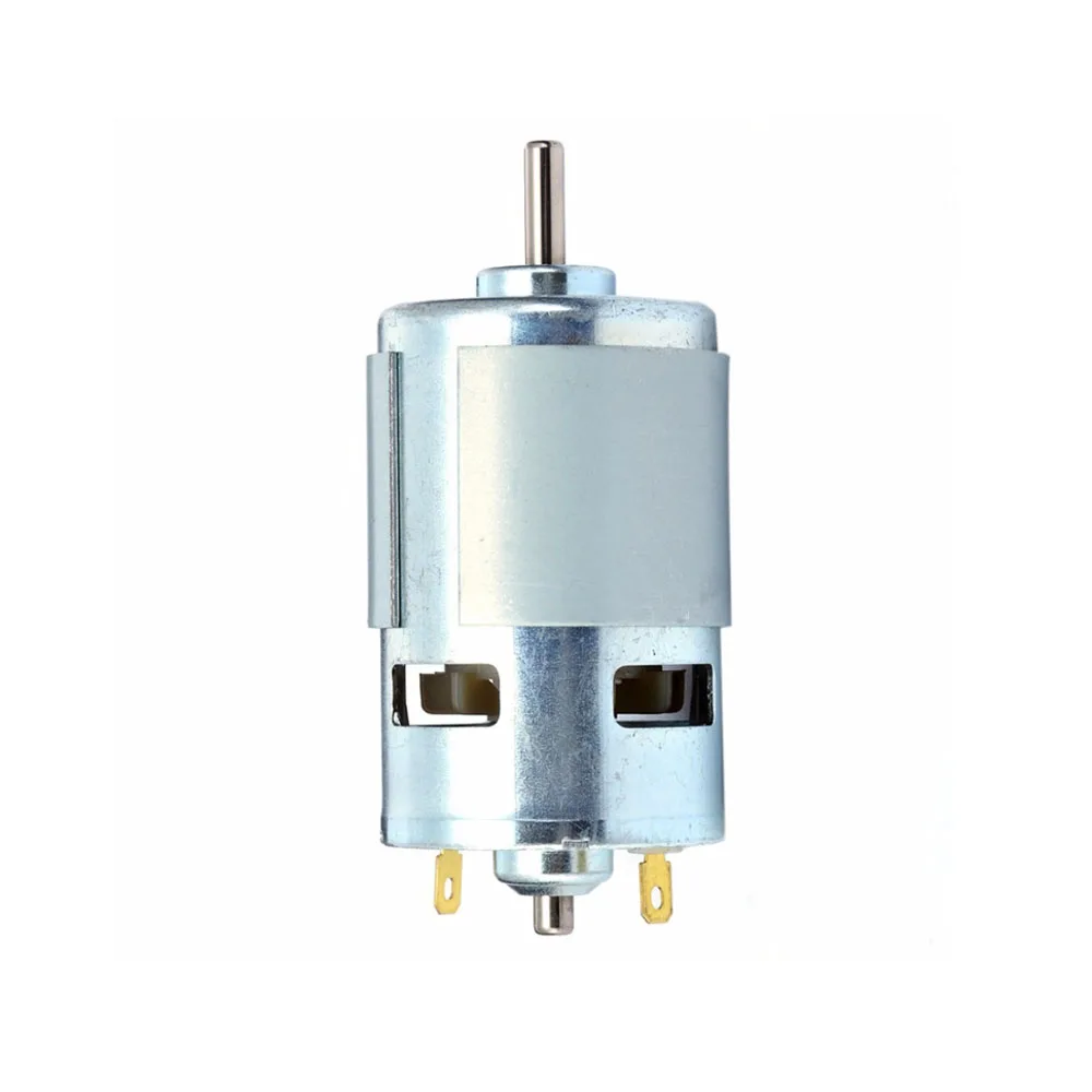 775 DC 모터, 대형 토크, 고출력 저소음 모터, 축 직경 5mm, 고속 볼 베어링, 12V-36V, 3800-9000 RPM