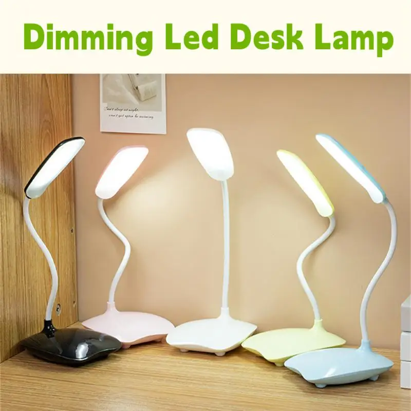 

12pcs Led Desk Lamps USB Powered 3 Modes Dimmable Eye Protection Book Lights For For Work And Study Bedroom Bedside LightingLamp