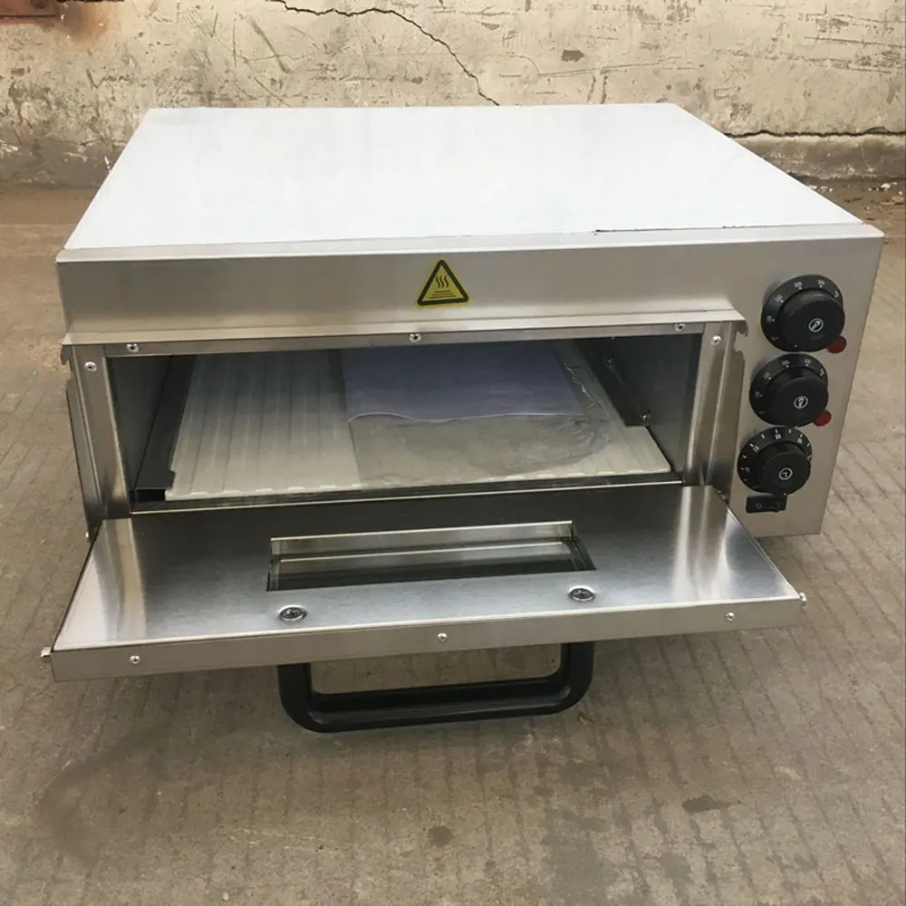Commercial Electric Pizza Oven with Timer Stainless Steel Timing Oven Pizza