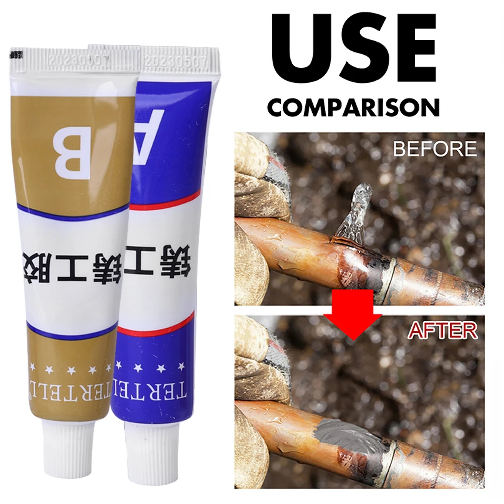 100g Cold Welding Glue Metal Repair Adhesive Heat Resistance AB Sealant High Strength Plastic Repair Casting Adhesive Agent 3