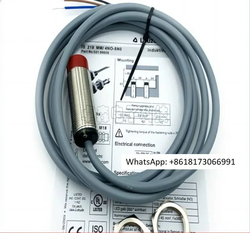 Lao Yice proximity switch IS218MM-2NO-8E0/ISS118/4N0-M12/130/108/112 212
