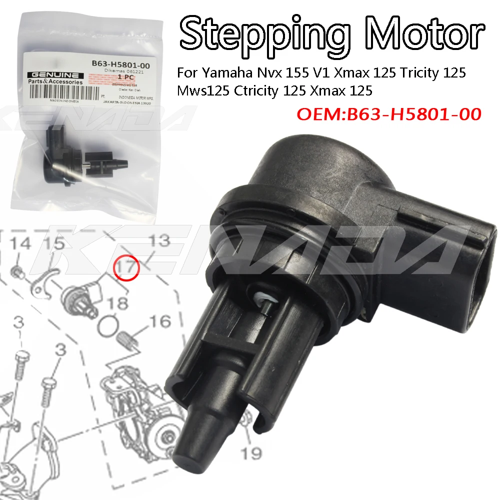 Motore Passo-Passo Per Yamaha Nvx 155 V1 Xmax 125 Tricity 125 Mws125 Ctricity 125 Xmax 125 Yp 125 Aerox Lexi 155