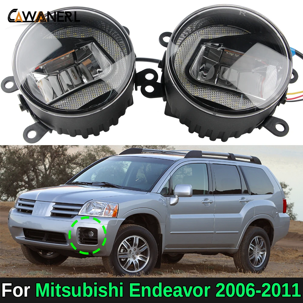 

2IN1 Design 30W Car LED Fog Light Assembly with DRL Daytime Running Lamp For Mitsubishi Endeavor 2006 2007 2008 2009 2010 2011