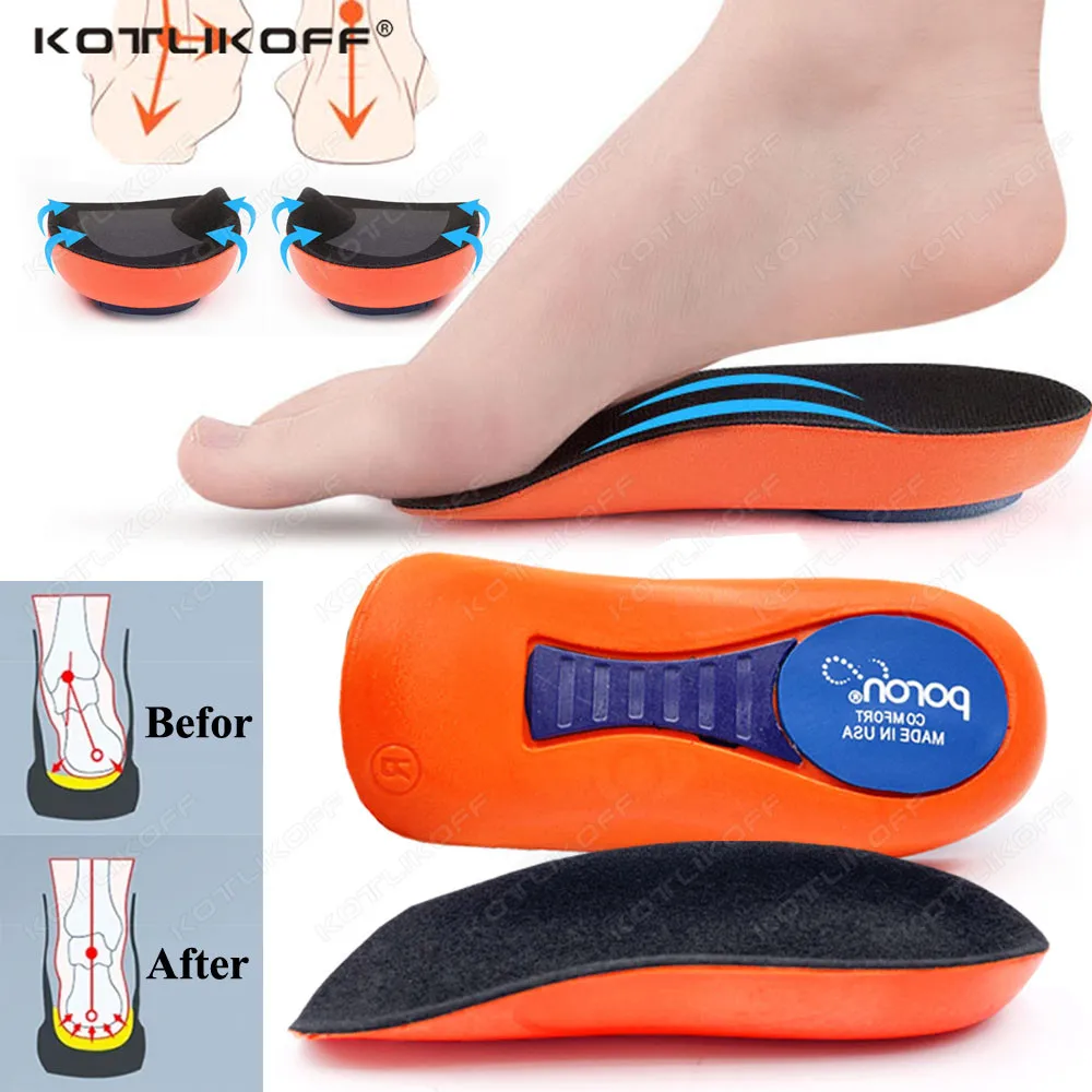 

Orthopedic Half Insoles For Plantar Fasciitis Pain Relief Heel Pad Sports Running Soft Elastic Shock Absorption Heel Foot Insert